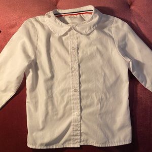 Z Girls Long Sleeve Peter Pan Collar Sz6